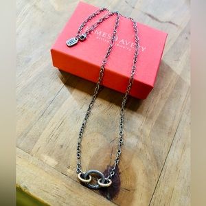 Oval Twist Changeable Charm Holder Necklace